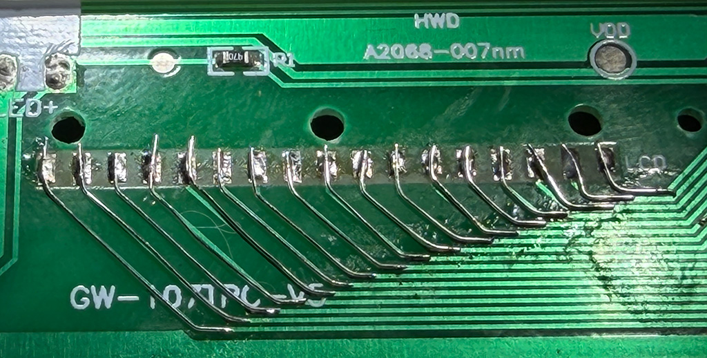 Repaired traces